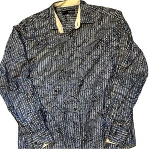 Cultura Shirt Men's button down size L EUC